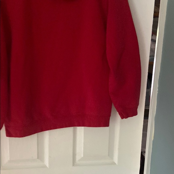 Reebok Giants Red Hoodie Sweatshirt - Picture 11 of 12